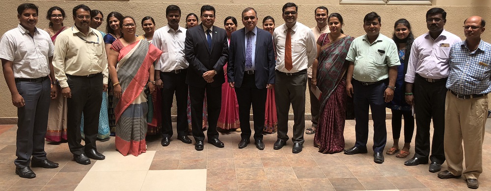 Interaction with Dr. Mukherjee, Dean of Lewis College of Business
