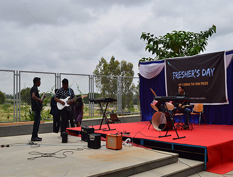 Freshers day event at CMR University